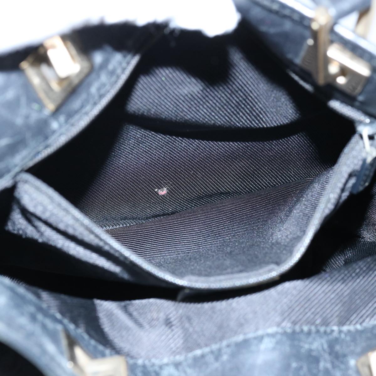 GUCCI GG Canvas Tote Bag Black 31244 60793