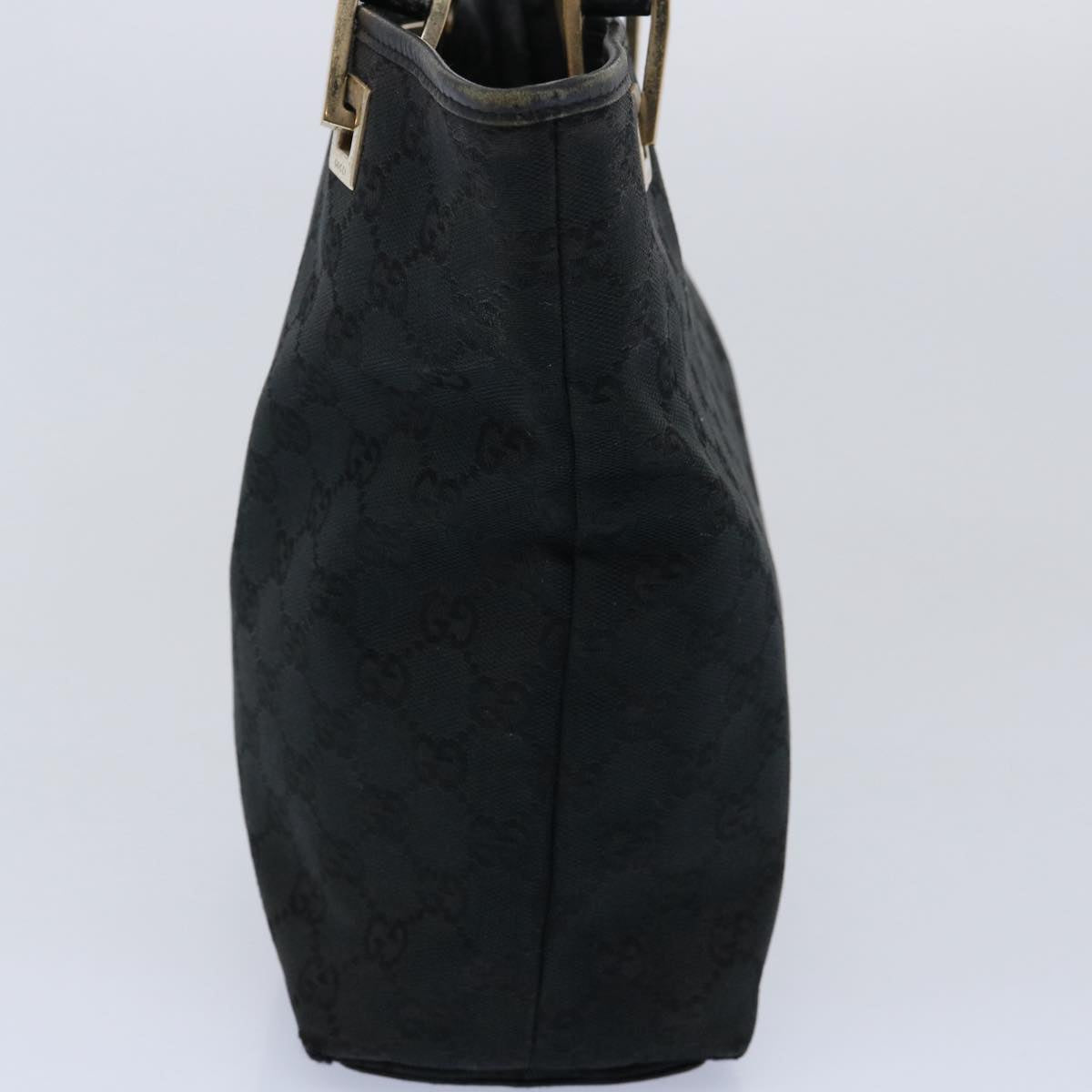 GUCCI GG Canvas Tote Bag Black 31244 60793