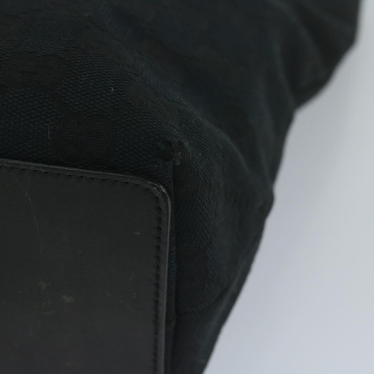 GUCCI GG Canvas Tote Bag Black 002 1099 60794
