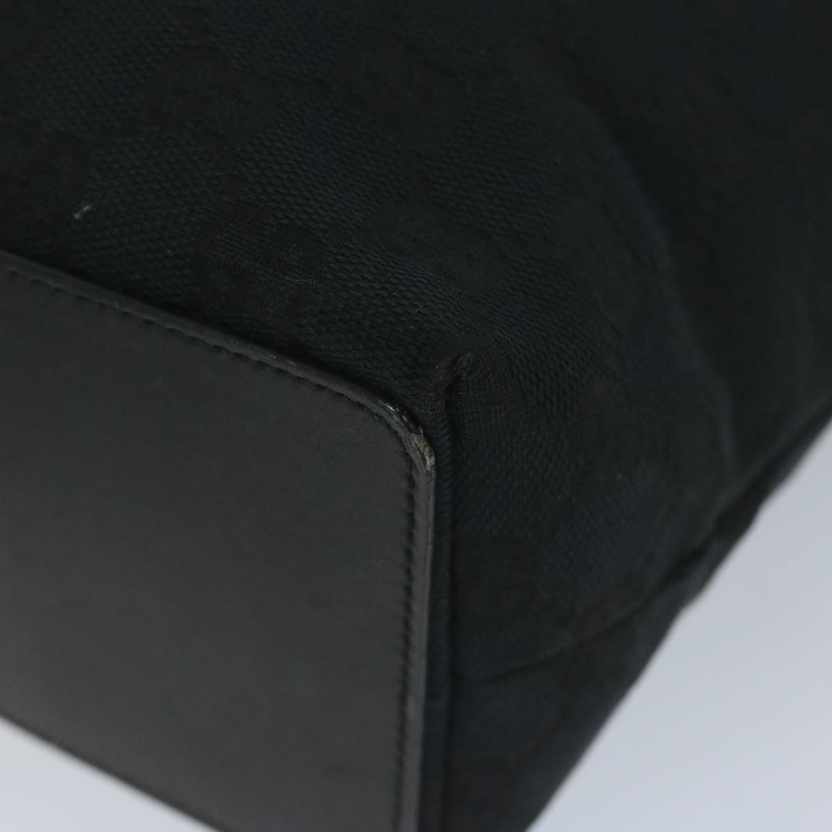 GUCCI GG Canvas Tote Bag Black 002 1099 60794