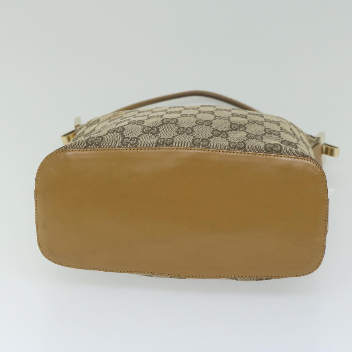 GUCCI GG Canvas Shoulder Bag Beige 001 3814 60888