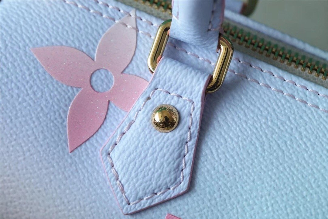 LV Papillon GLAMI Bag Classic Monogram For Women 20cm Sunrise Pastel LV M46078
