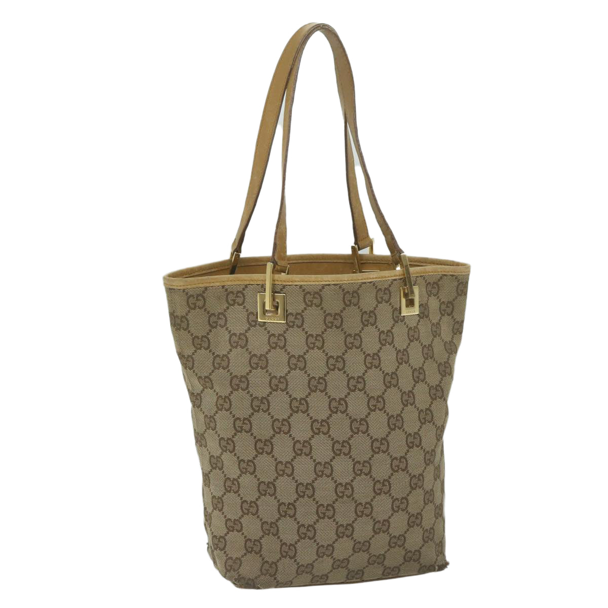 GUCCI GG Canvas Tote Bag Beige 002 1099 60920