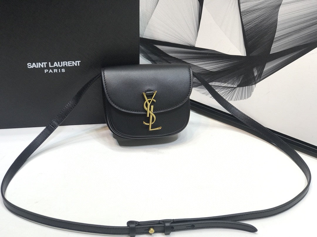 GLAMI Kaia Small Satchel Black For Women 7.2in/18.5cm YSL 619740BWR0W1000