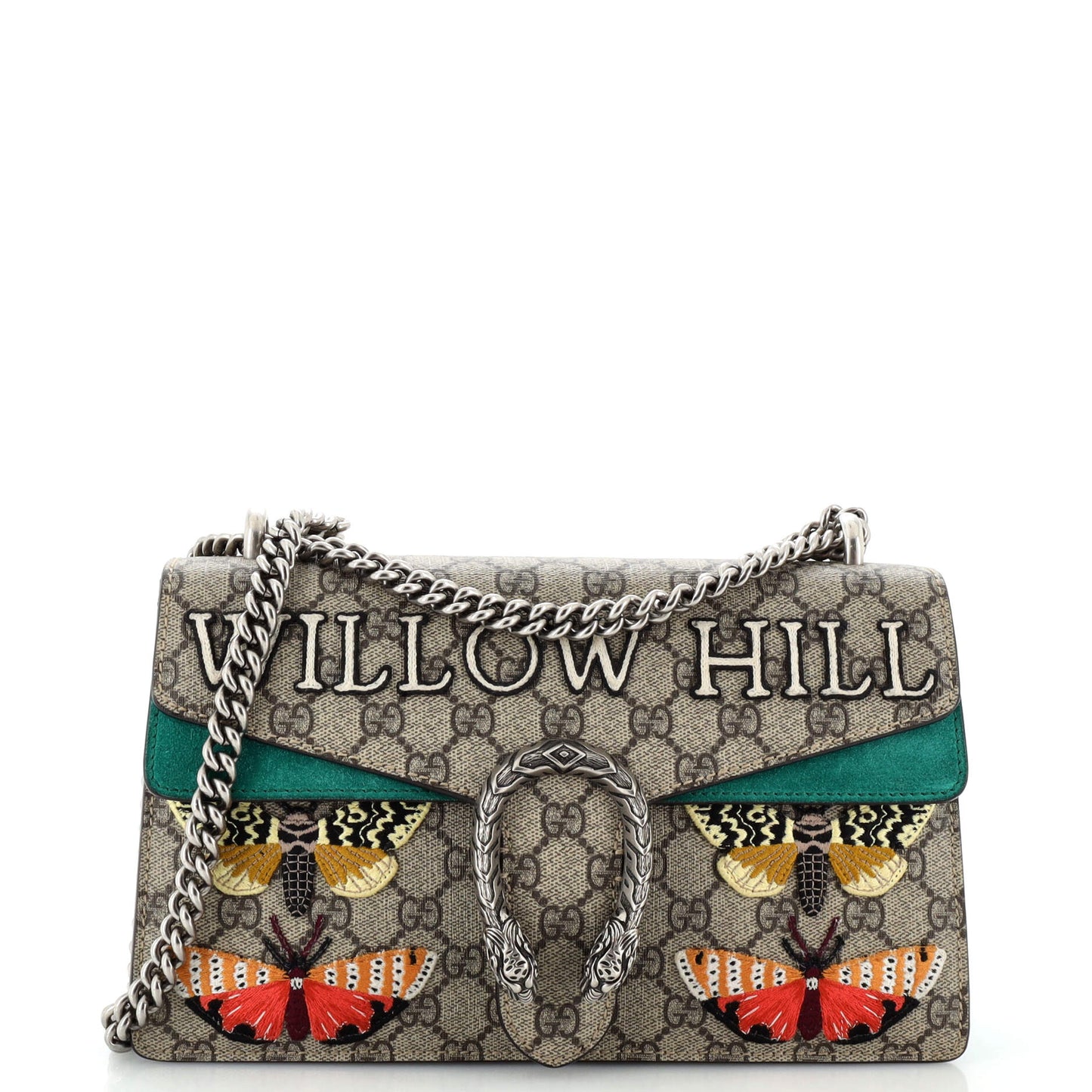 Dionysus Bag Embroidered GG Coated Canvas Small