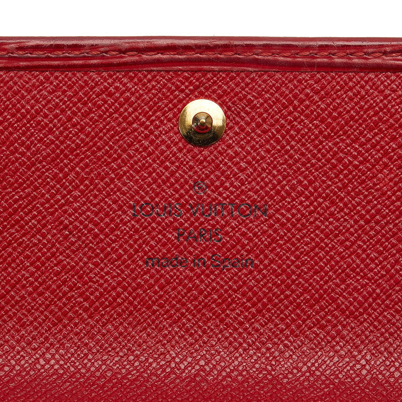 Louis Vuitton Epic Port-Trezor International Long Wallet M63387 Castilian Red Leather  Louis Vuitton