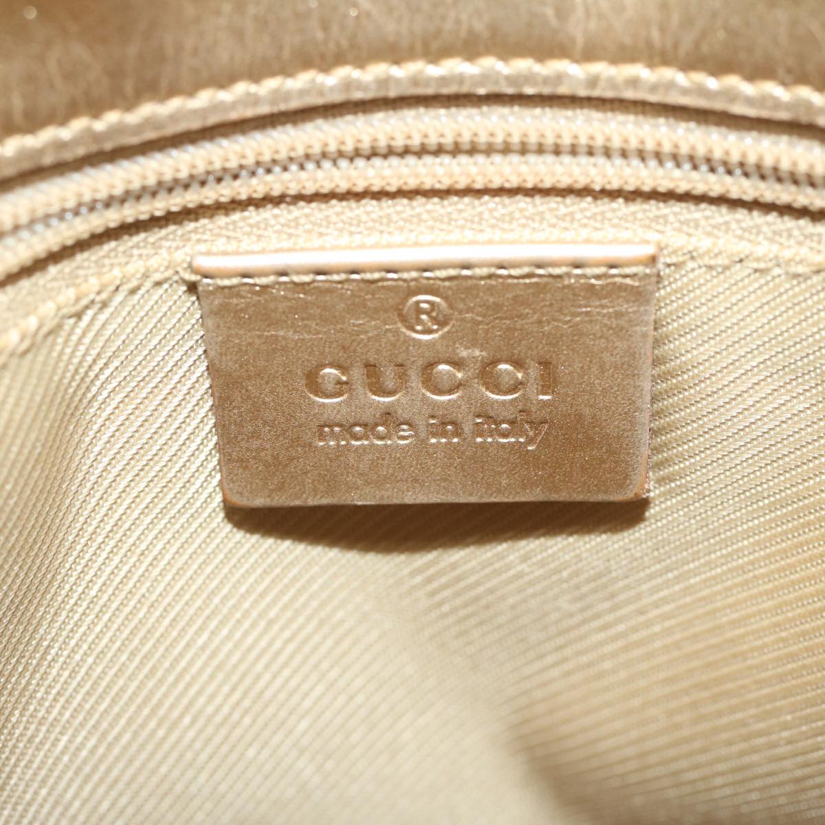 GUCCI GG Canvas Tote Bag Gold 002 1099 61245