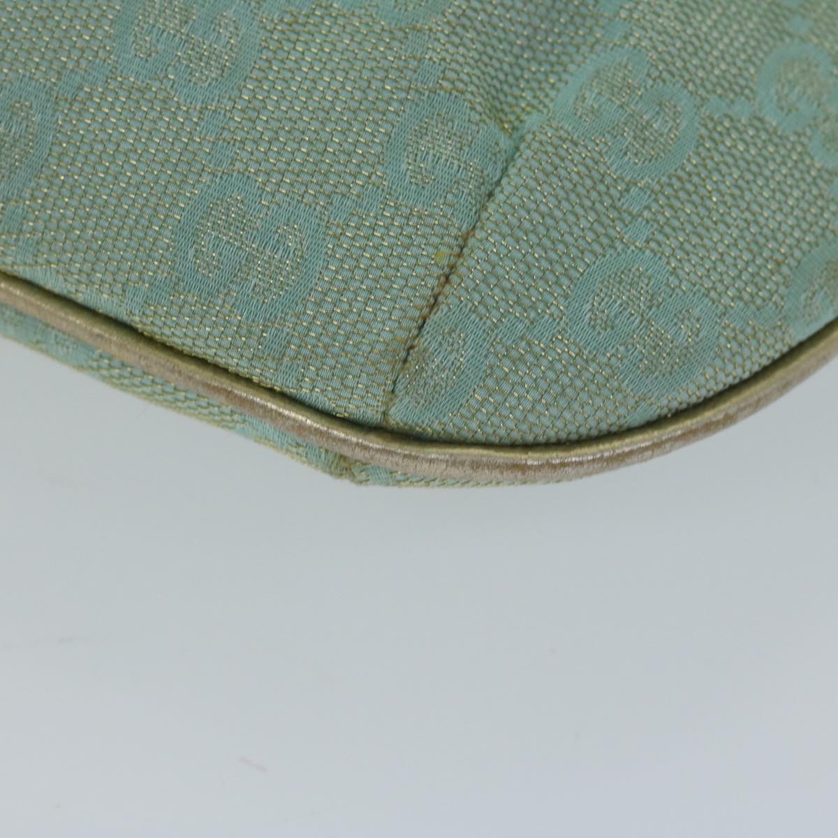 GUCCI GG Canvas Shoulder Bag Light Blue 61257