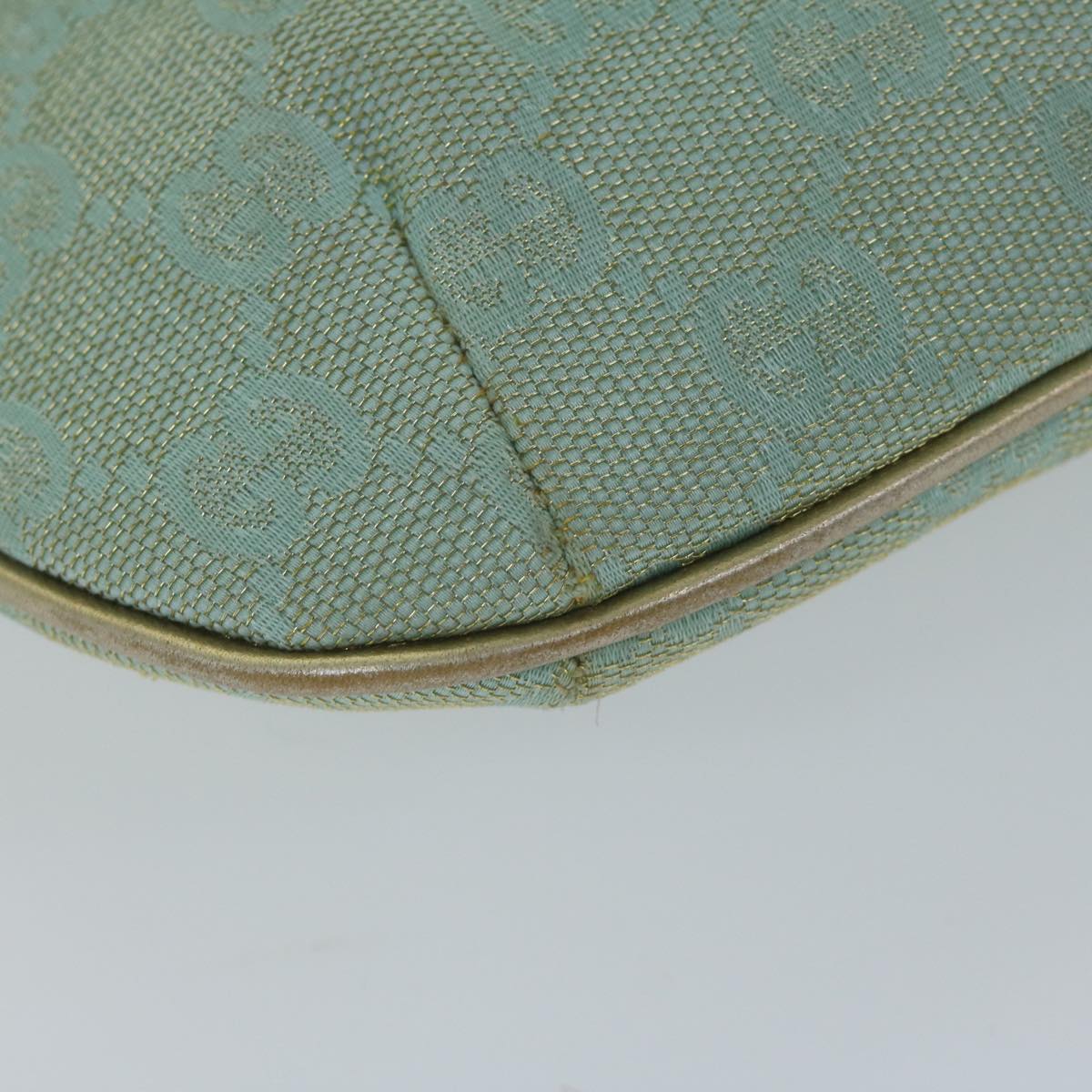 GUCCI GG Canvas Shoulder Bag Light Blue 61257