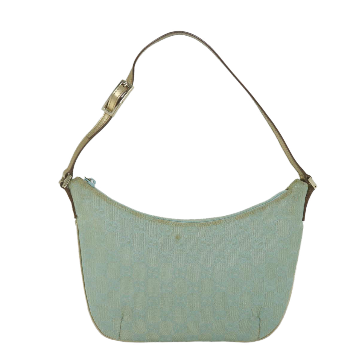 GUCCI GG Canvas Shoulder Bag Light Blue 61257