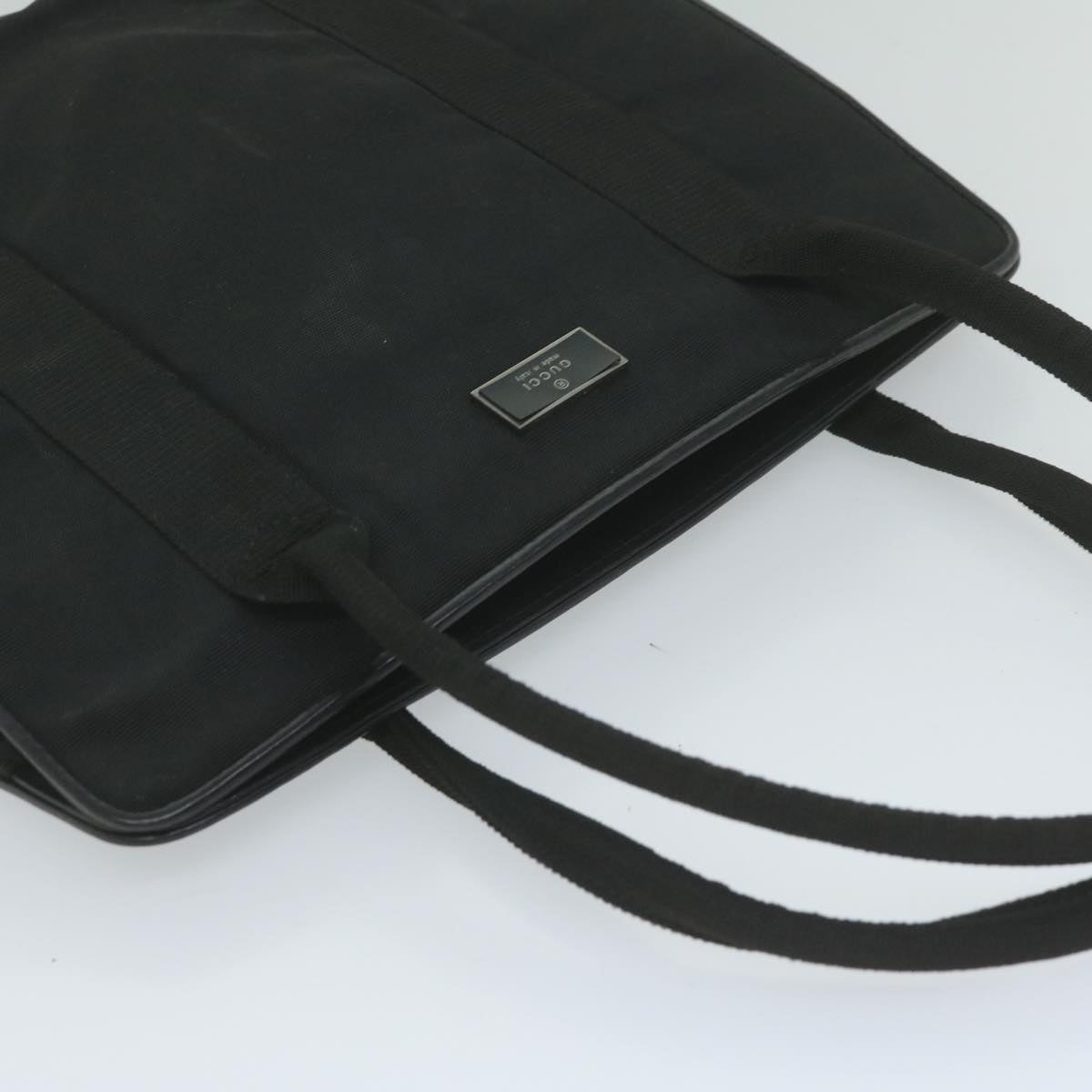 GUCCI Tote Bag Nylon Black 61266