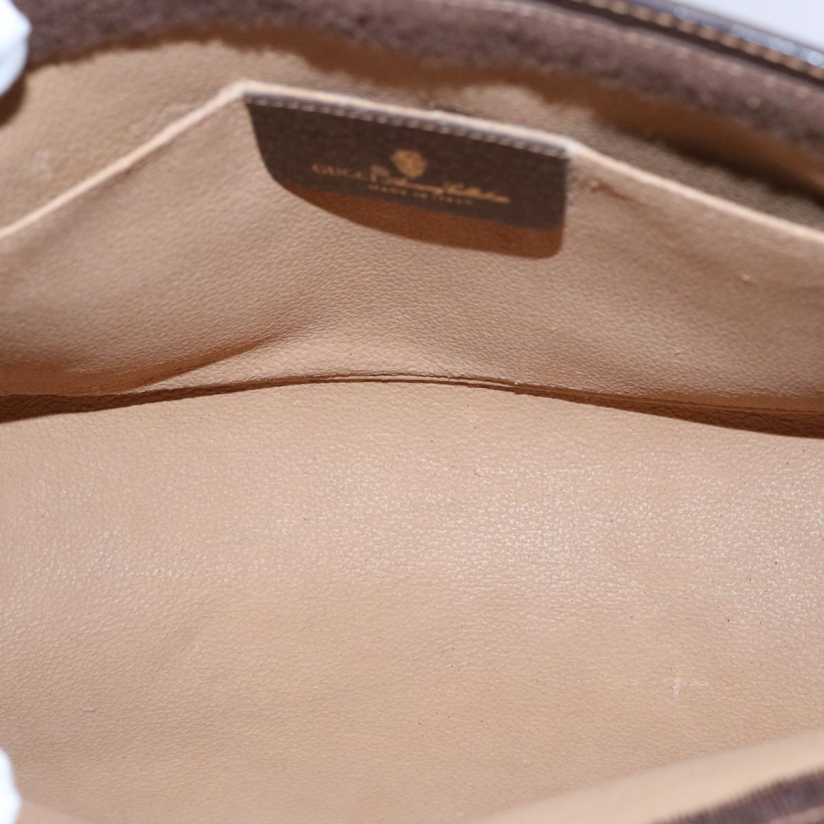 GUCCI GG Supreme Web Sherry Line Clutch Bag Beige Red 156 01 033 61313