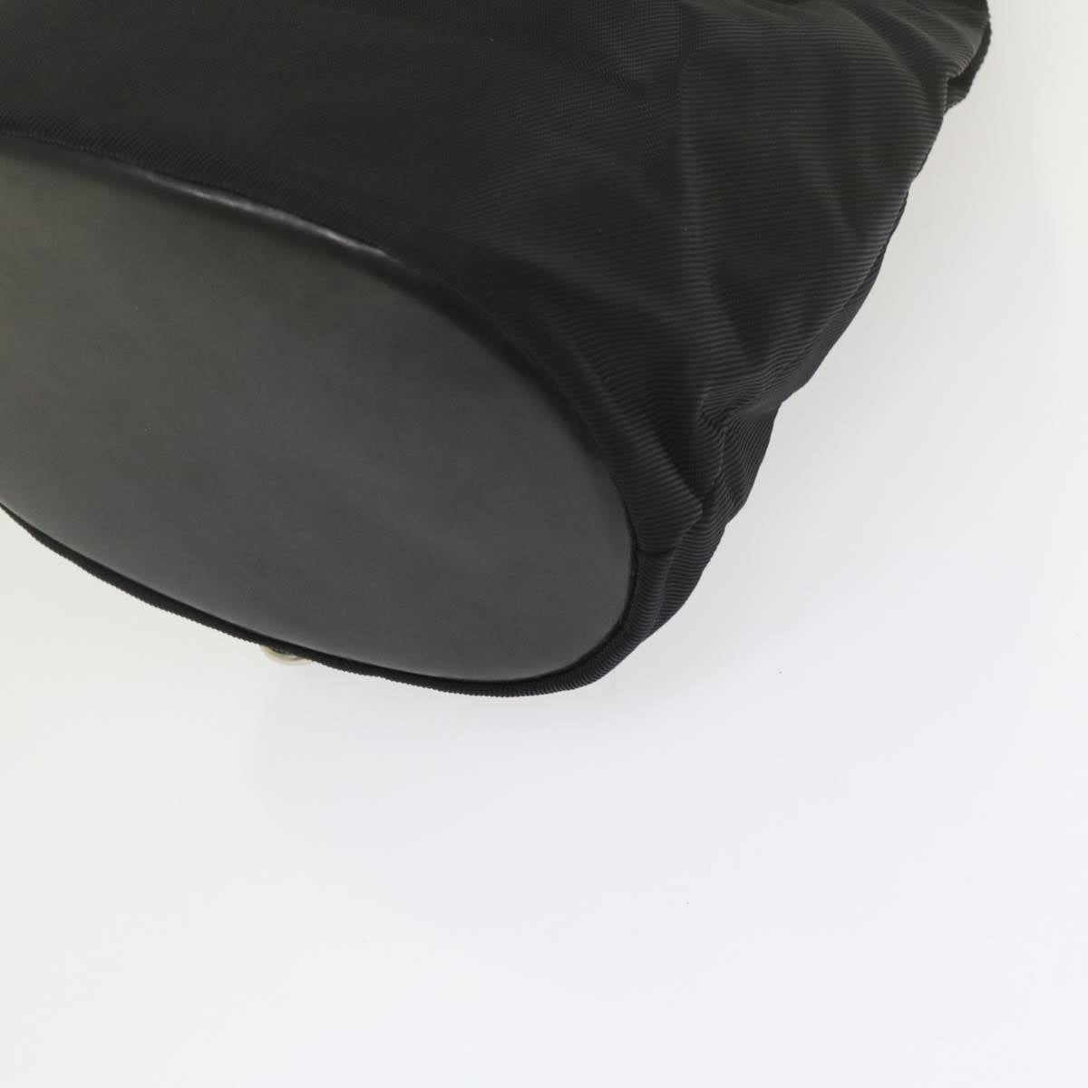 GUCCI Bamboo Hand Bag Nylon 2way Black 61327