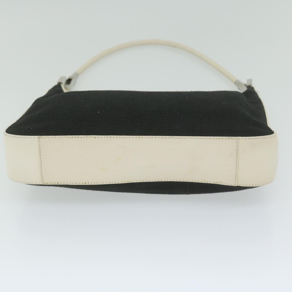 GUCCI Shoulder Bag Canvas White Black 001 3812 61341