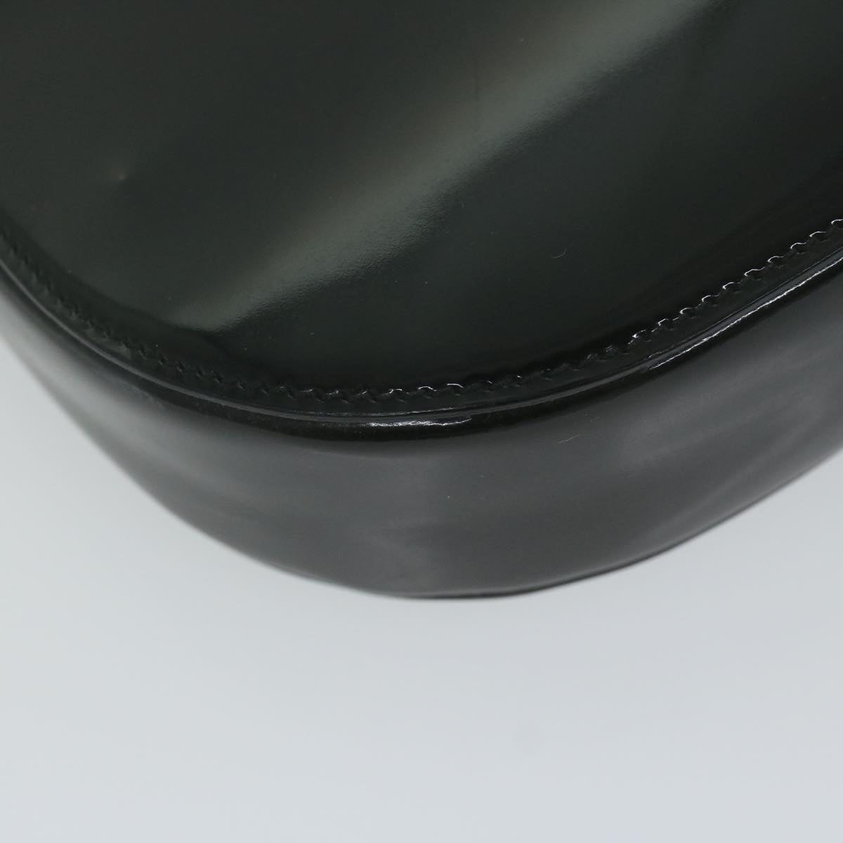 GUCCI Shoulder Bag Enamel Black 001 3193 61342