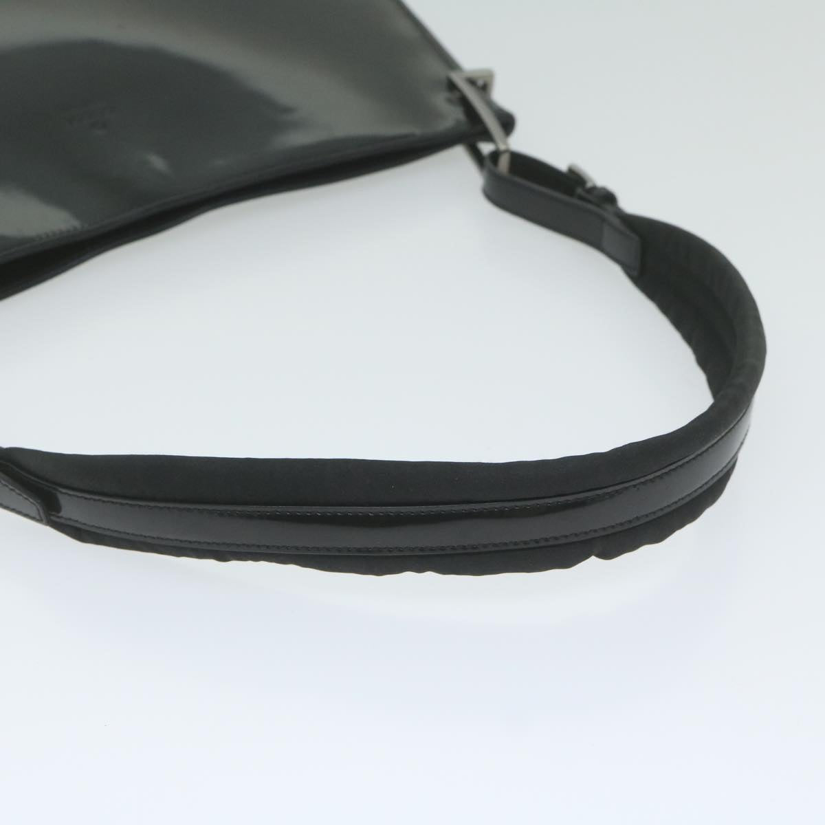 GUCCI Shoulder Bag Enamel Black 001 3193 61342