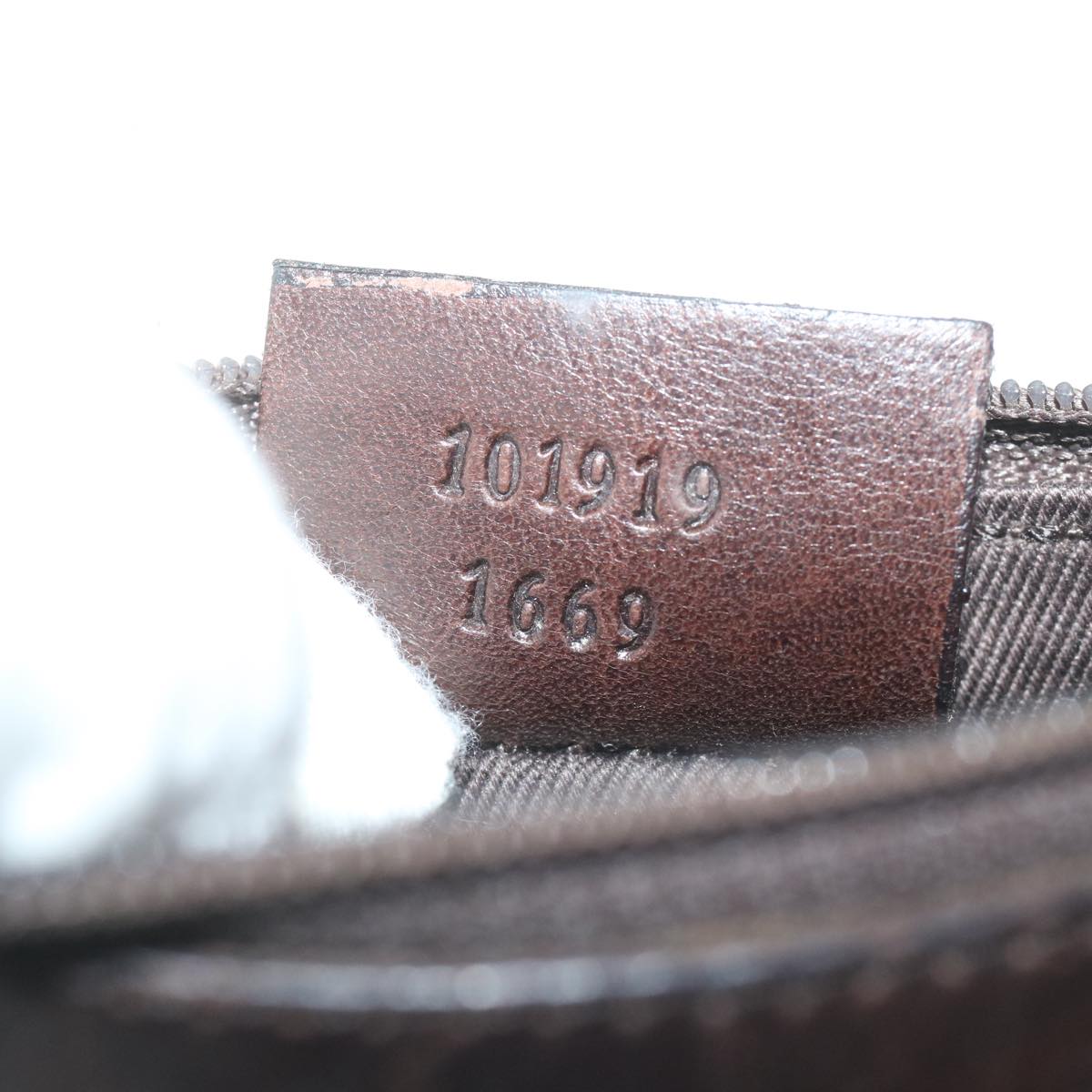 GUCCI GG Canvas Hand Bag Brown 101919 61420