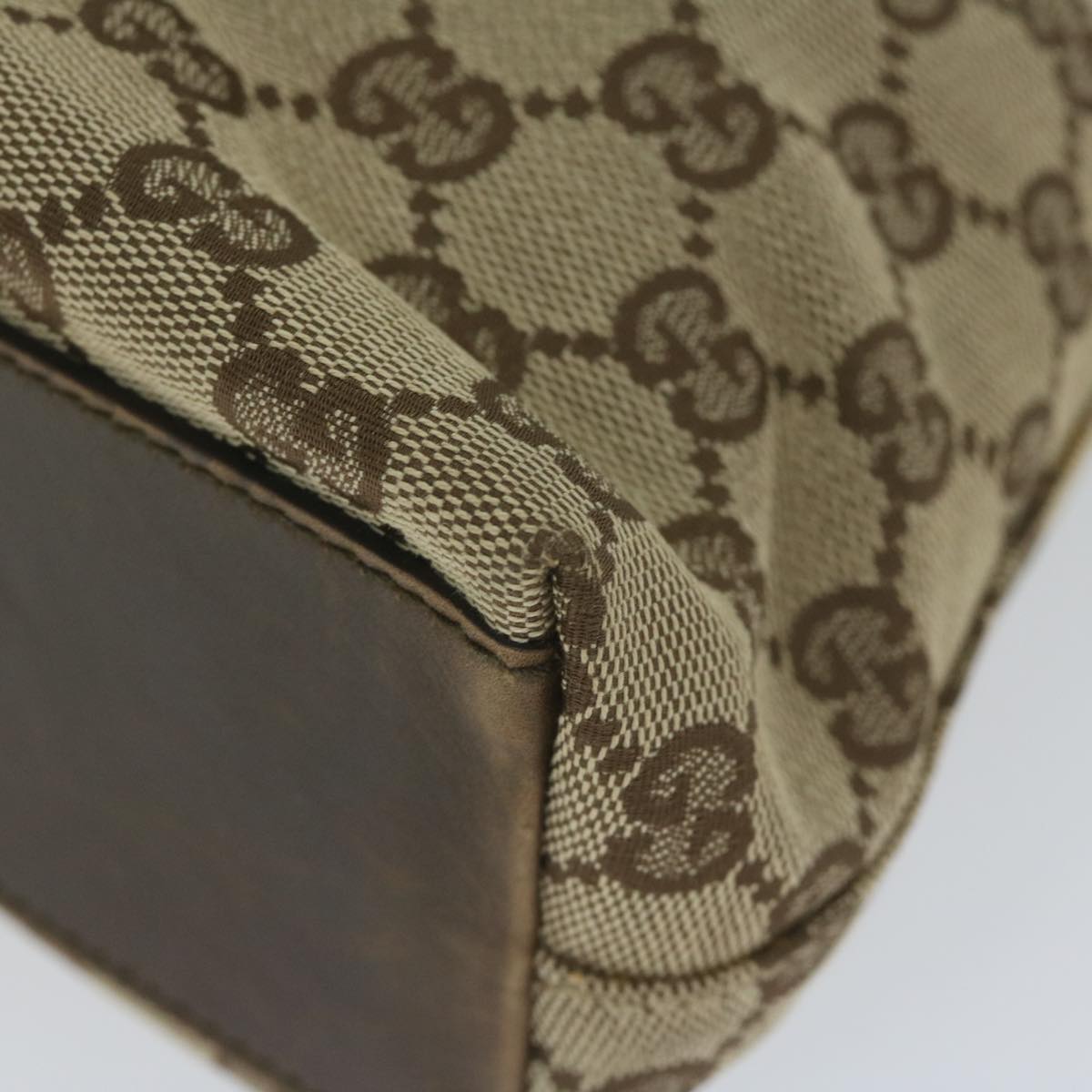 GUCCI GG Canvas Jackie Shoulder Bag Beige 110291 61488