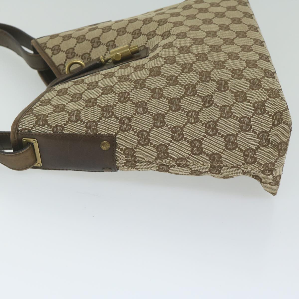 GUCCI GG Canvas Jackie Shoulder Bag Beige 110291 61488