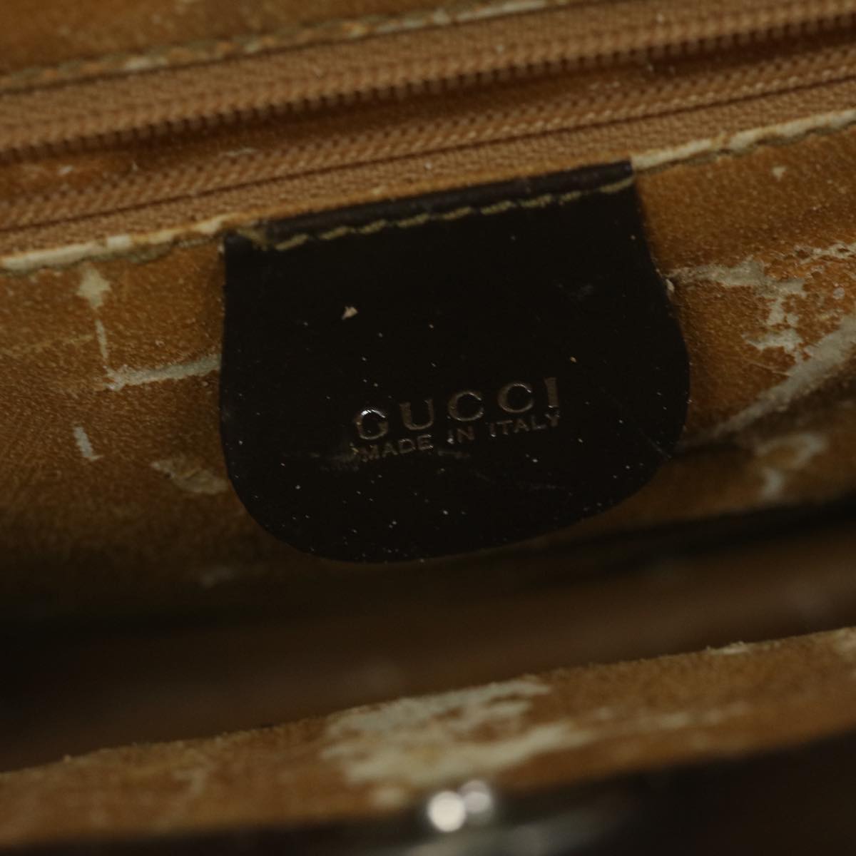 GUCCI Hand Bag Patent leather Brown 000 2058 0307 5 61566