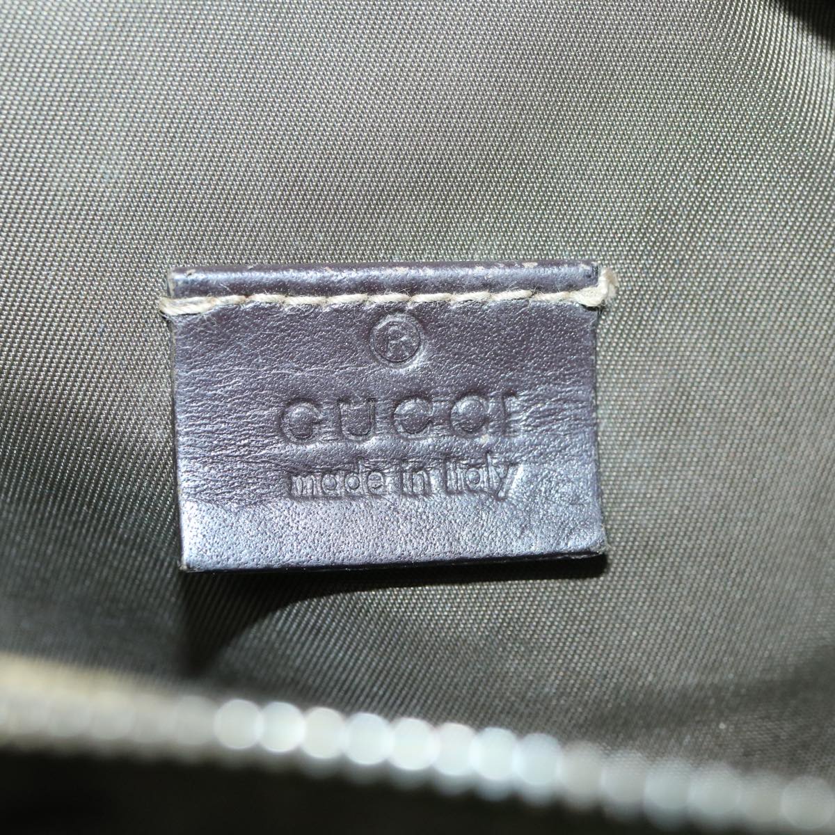 GUCCI Shoes Case GG Supreme PVC Leather Beige 211125 61571