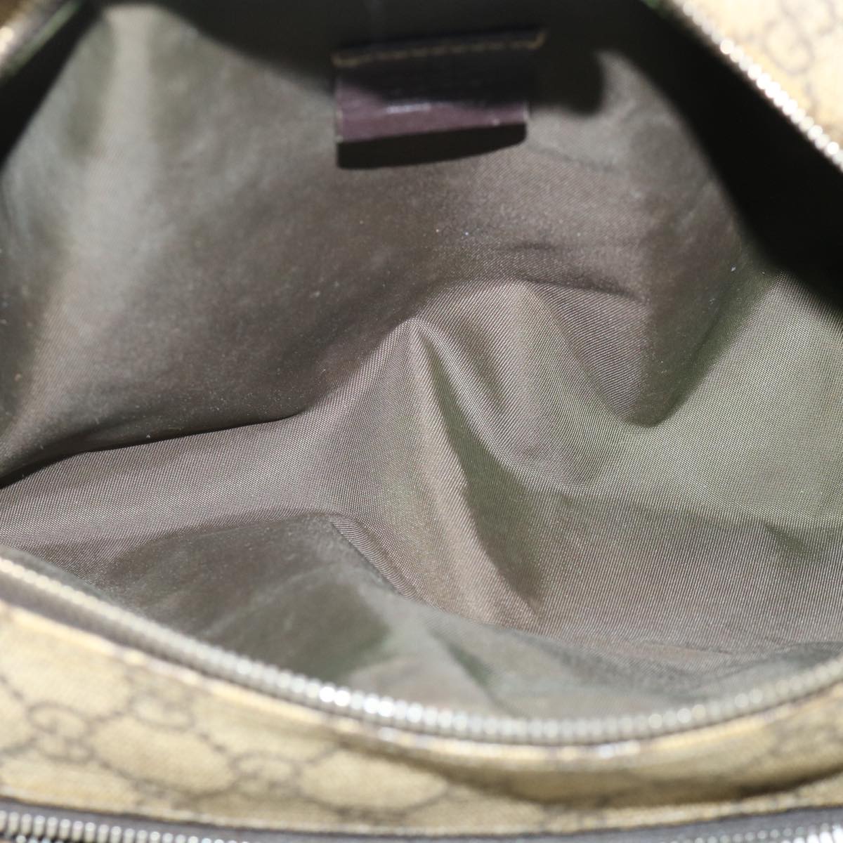 GUCCI Shoes Case GG Supreme PVC Leather Beige 211125 61571