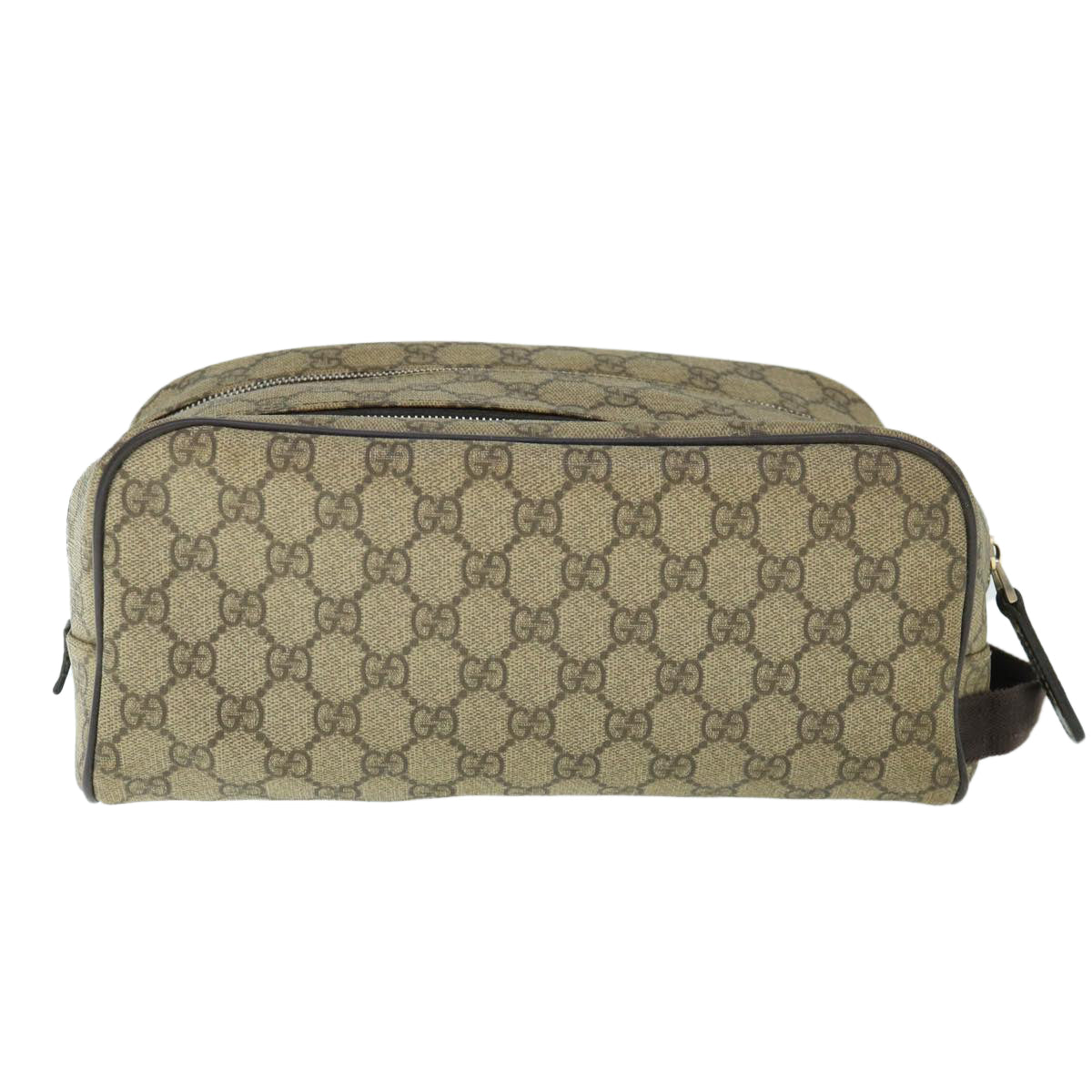 GUCCI Shoes Case GG Supreme PVC Leather Beige 211125 61571