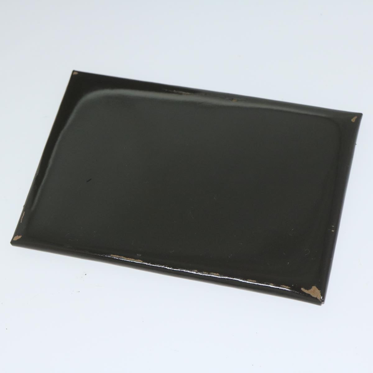 GUCCI Vanity Bamboo Cosmetic Pouch Patent leather Brown 013 0406 2490 61575