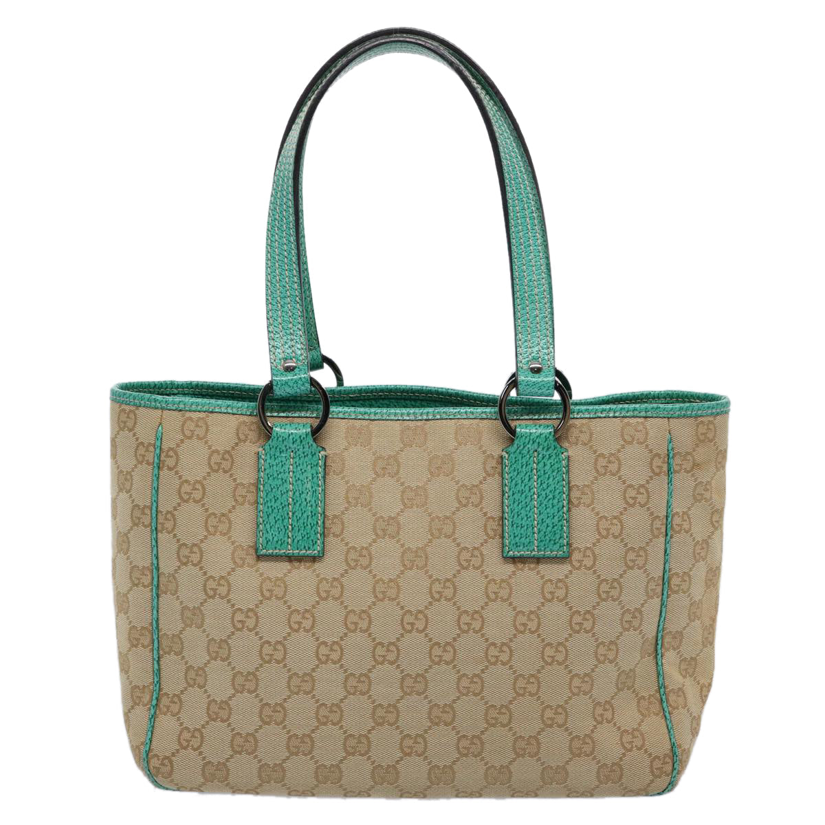 GUCCI GG Canvas Tote Bag Beige 113019 61647