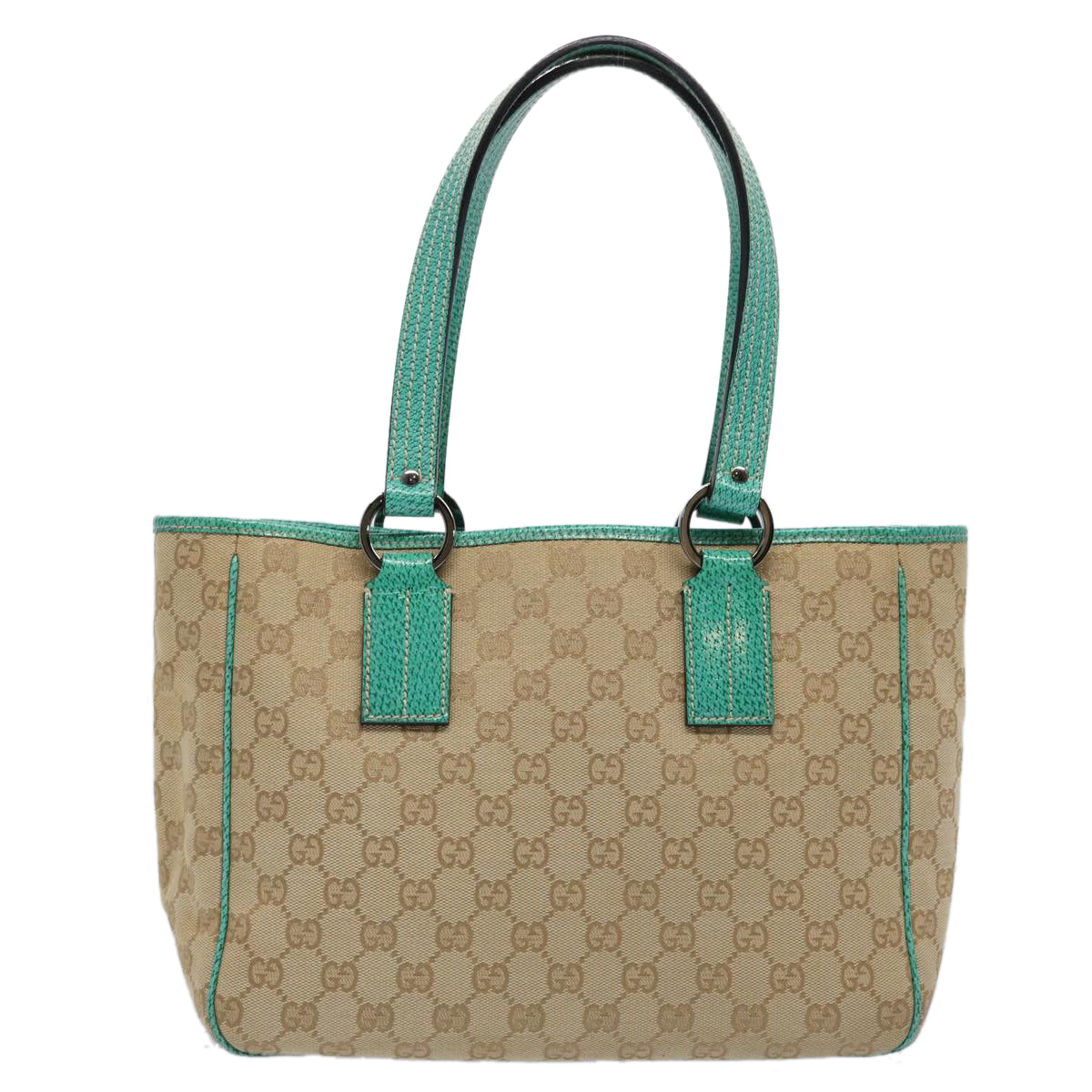 GUCCI GG Canvas Tote Bag Beige 113019 61647