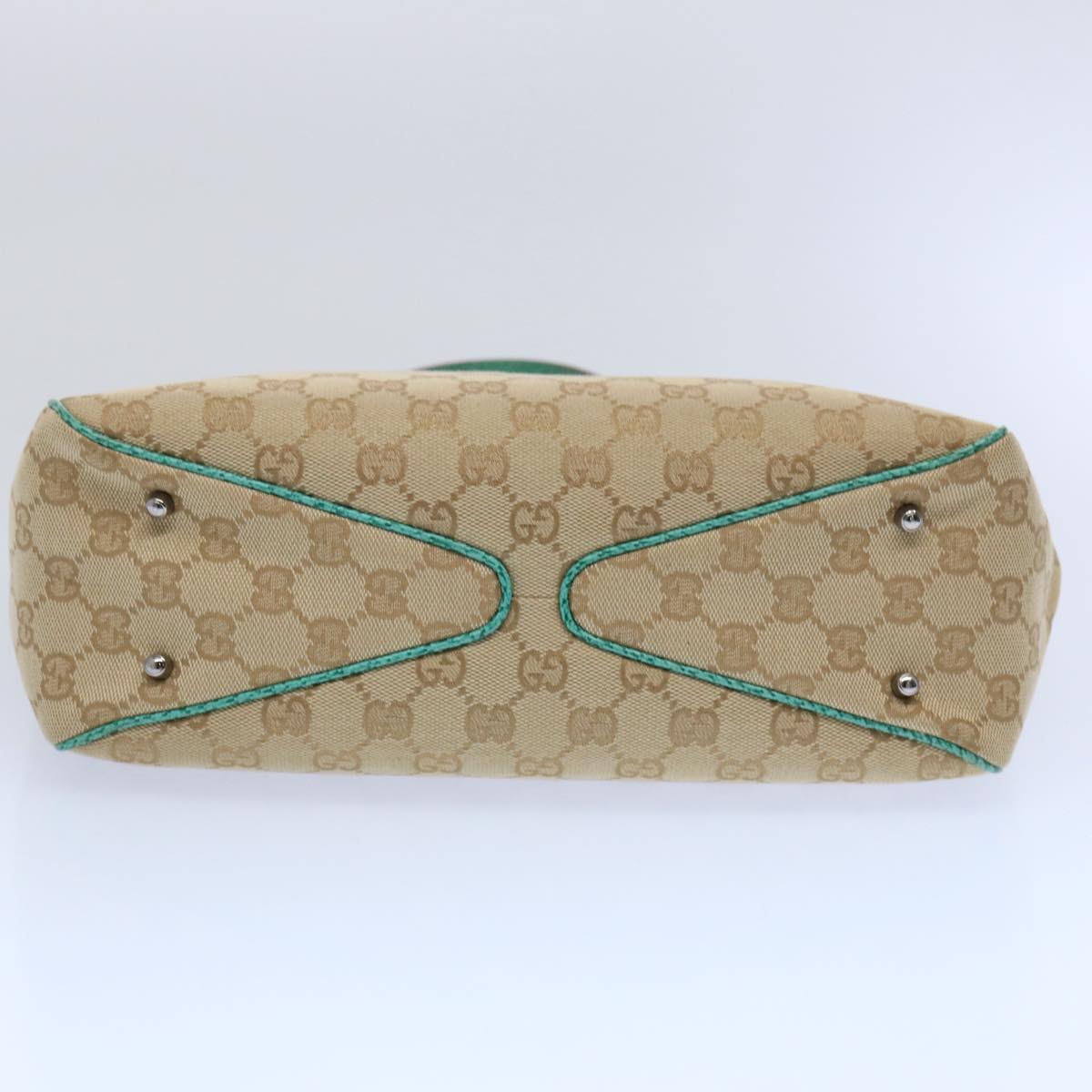 GUCCI GG Canvas Tote Bag Beige 113019 61647