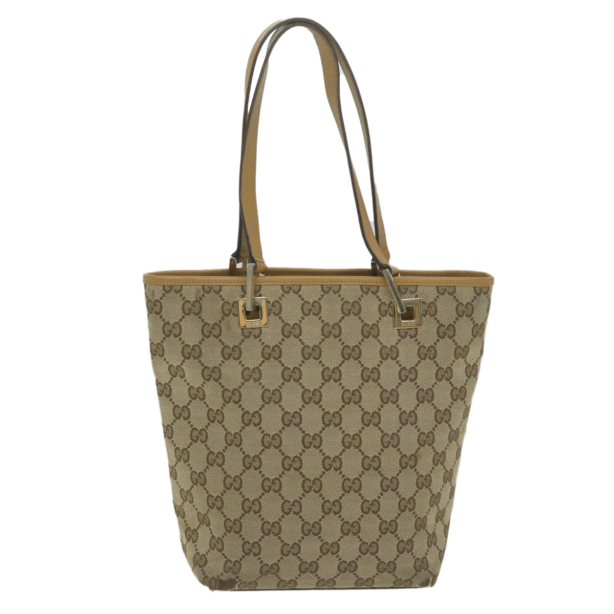 GUCCI GG Canvas Hand Bag Beige 002 1099 61649