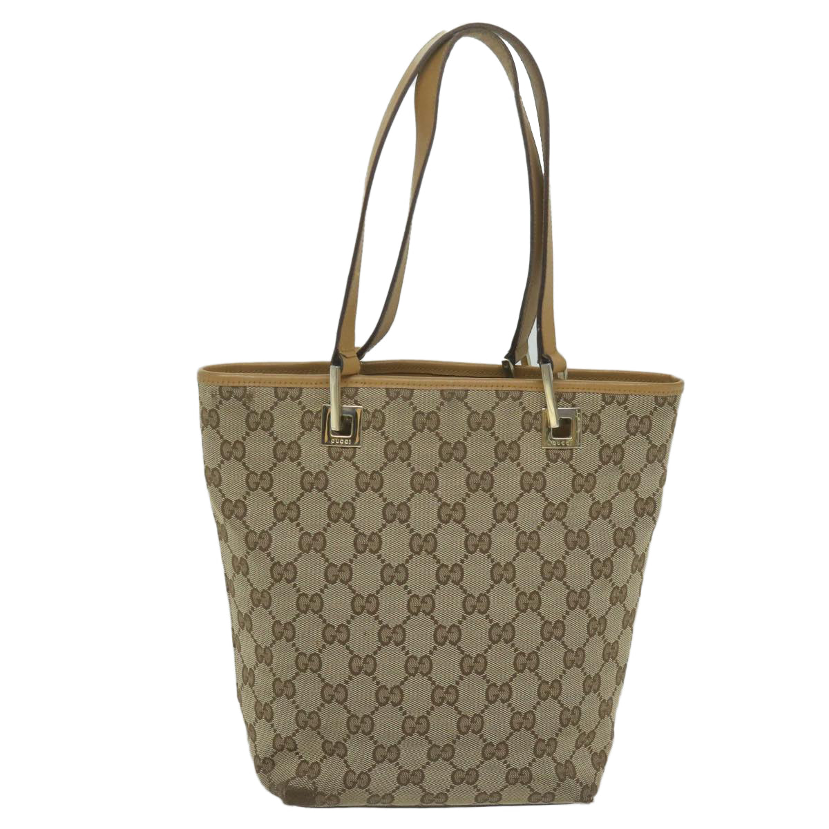 GUCCI GG Canvas Hand Bag Beige 002 1099 61649