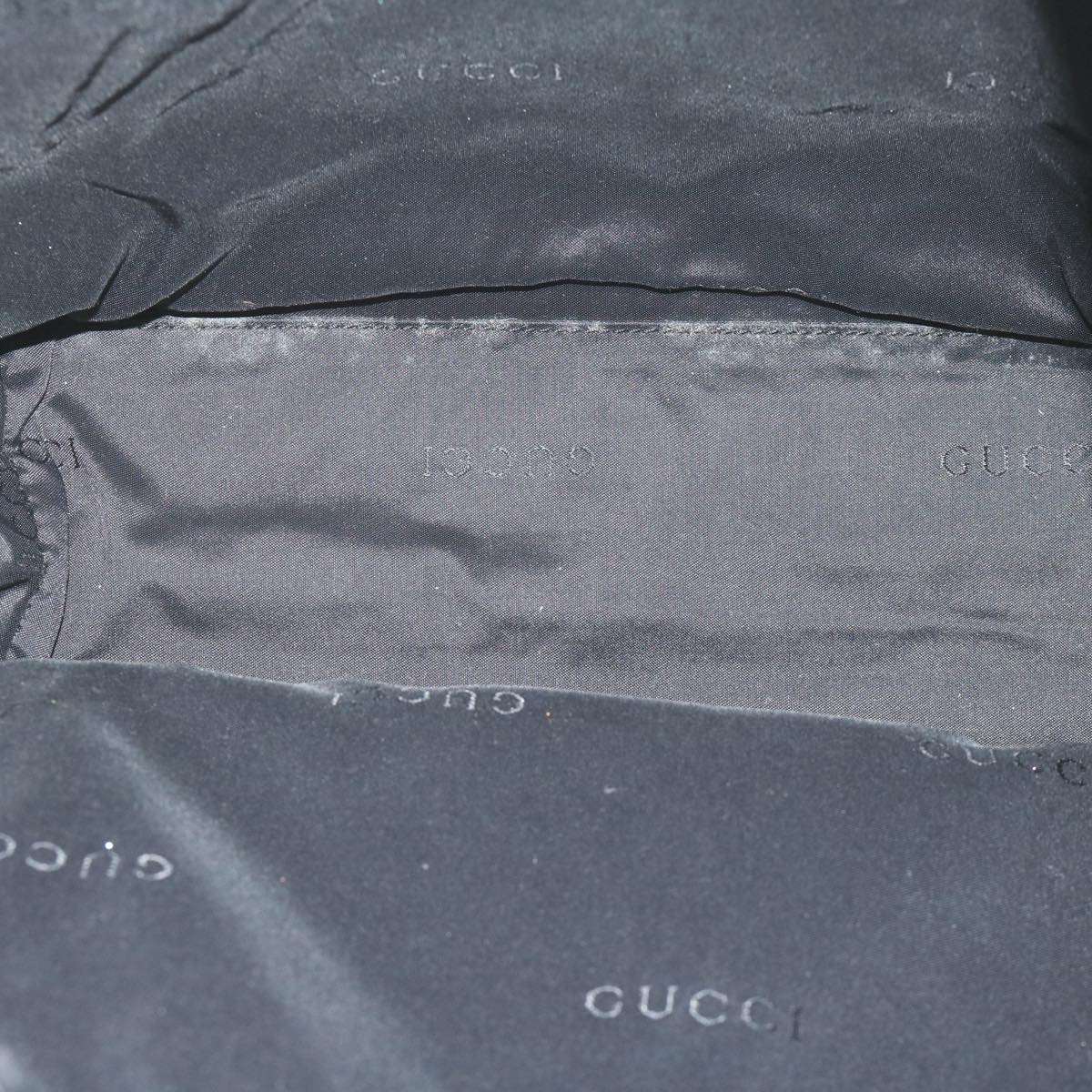 GUCCI GG Canvas Tote Bag Black 61656