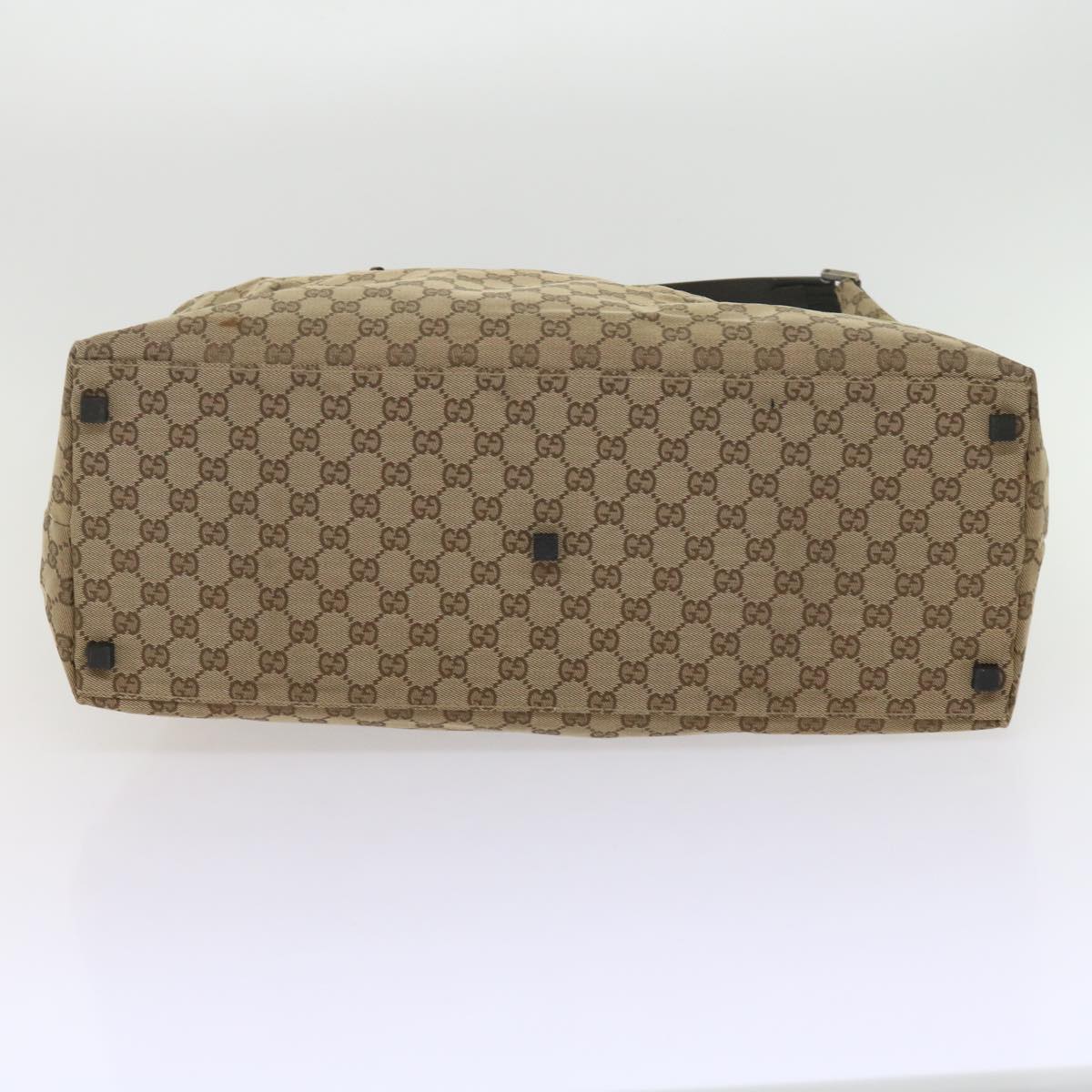 GUCCI GG Canvas Shoulder Bag Beige 61662