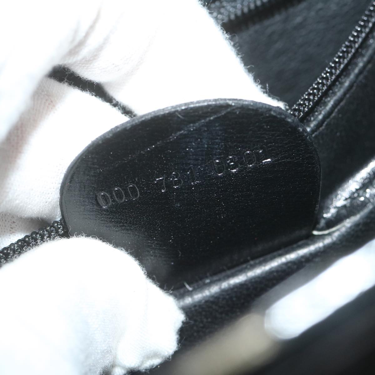 GUCCI Hand Bag Patent leather Black 000 781 0301 61691