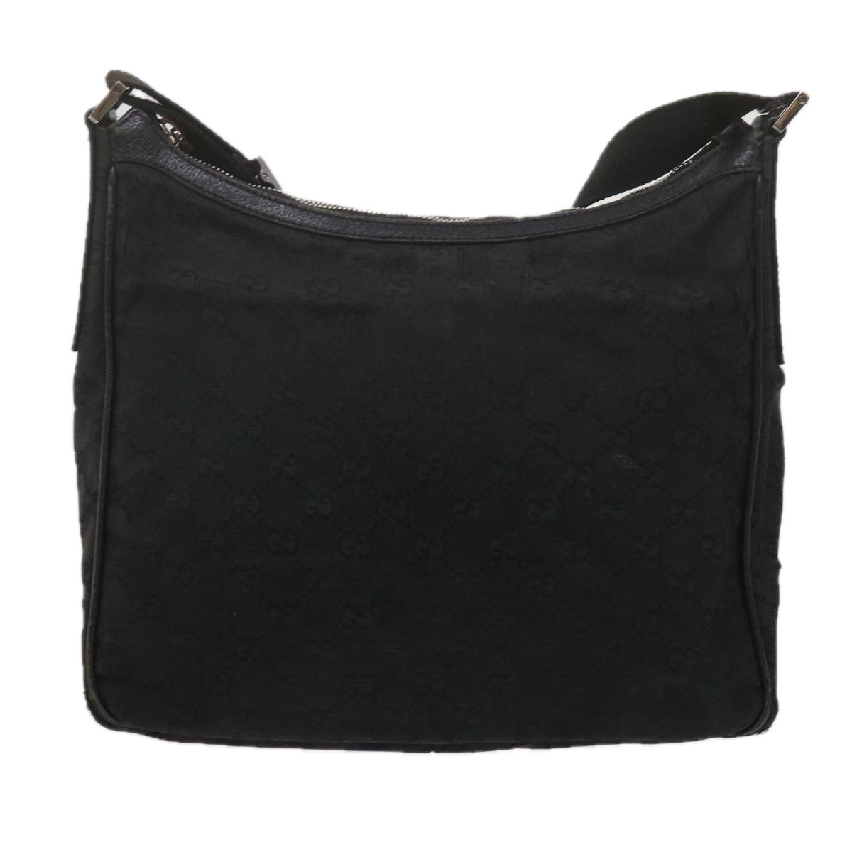 GUCCI GG Canvas Shoulder Bag Black 61704