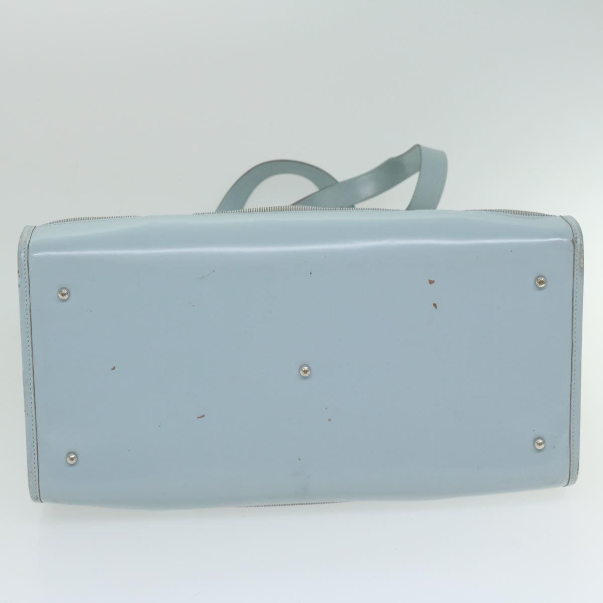GUCCI Tote Bag Vinyl Light Blue 002 3754 0404 61705