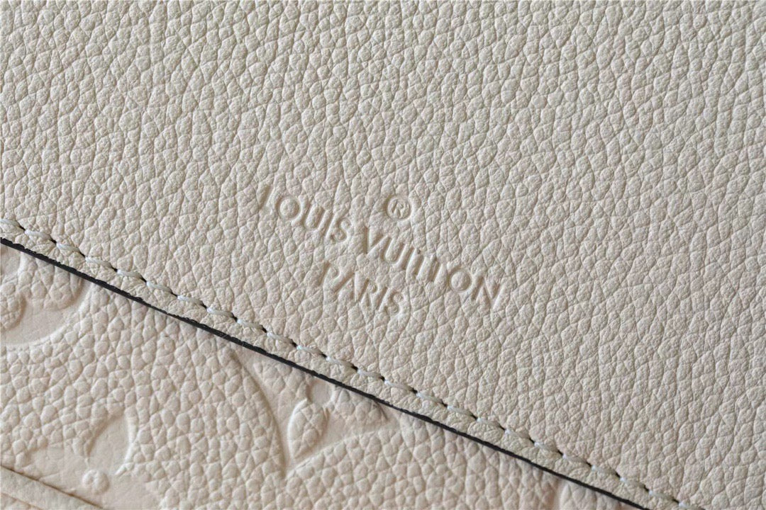 LV MarGLAMIau Monogram Empreinte Cream Beige For Women,  Shoulder And Crossbody Bags 9.6in/29.5cm LV M46201