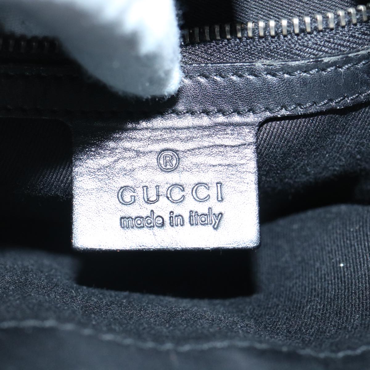 GUCCI GG Canvas Shoulder Bag Black 61801
