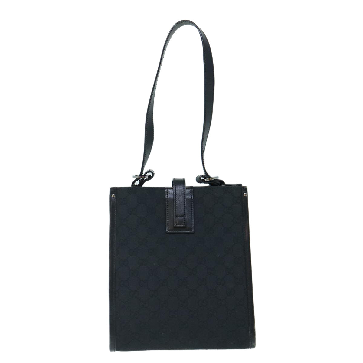 GUCCI GG Canvas Shoulder Bag Black 61801