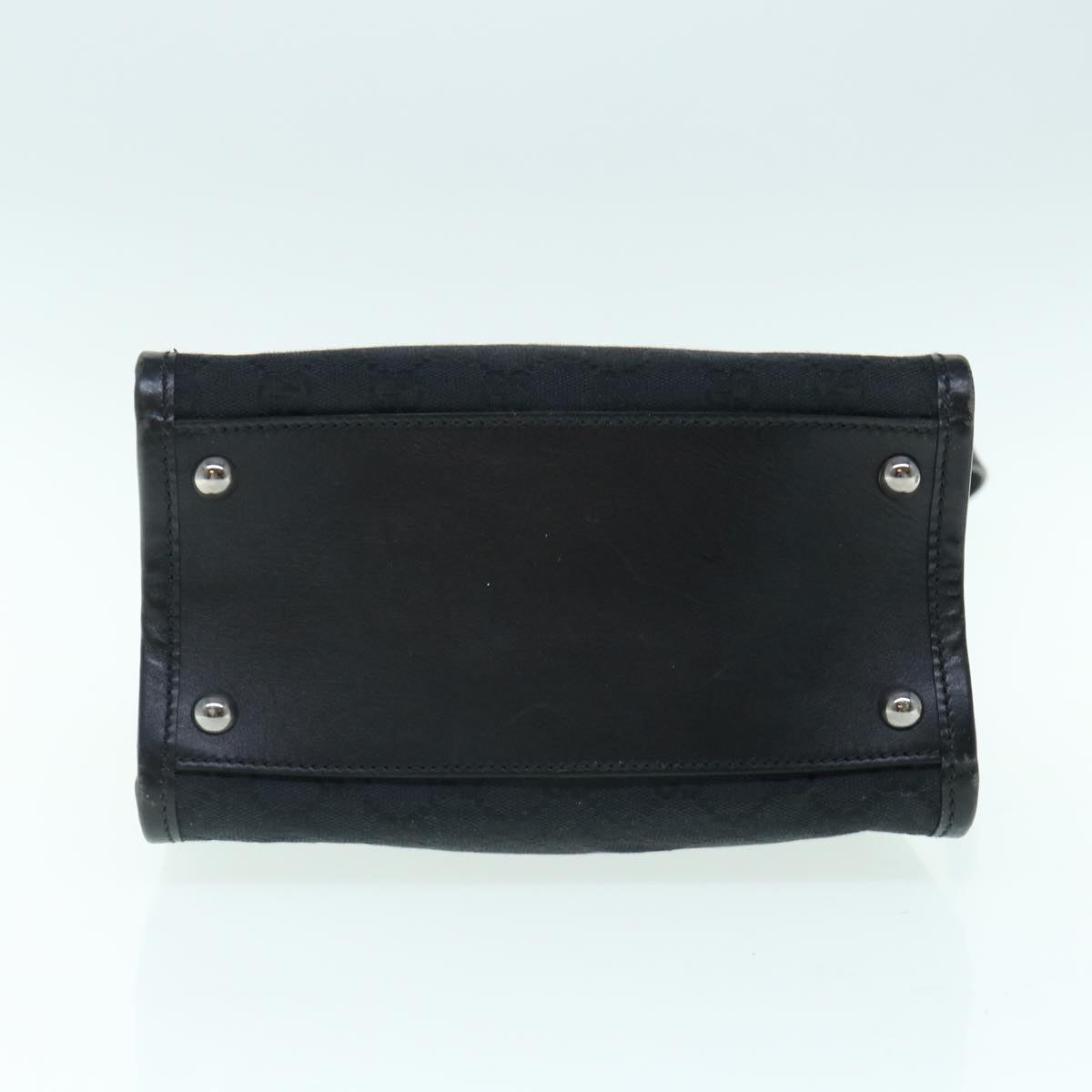 GUCCI GG Canvas Shoulder Bag Black 61801
