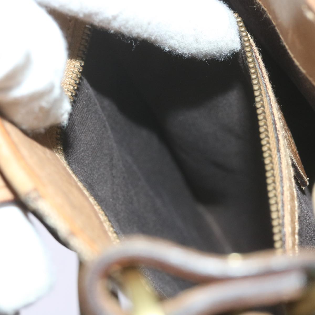 GUCCI GG Canvas Shoulder Bag Beige 110292 61802