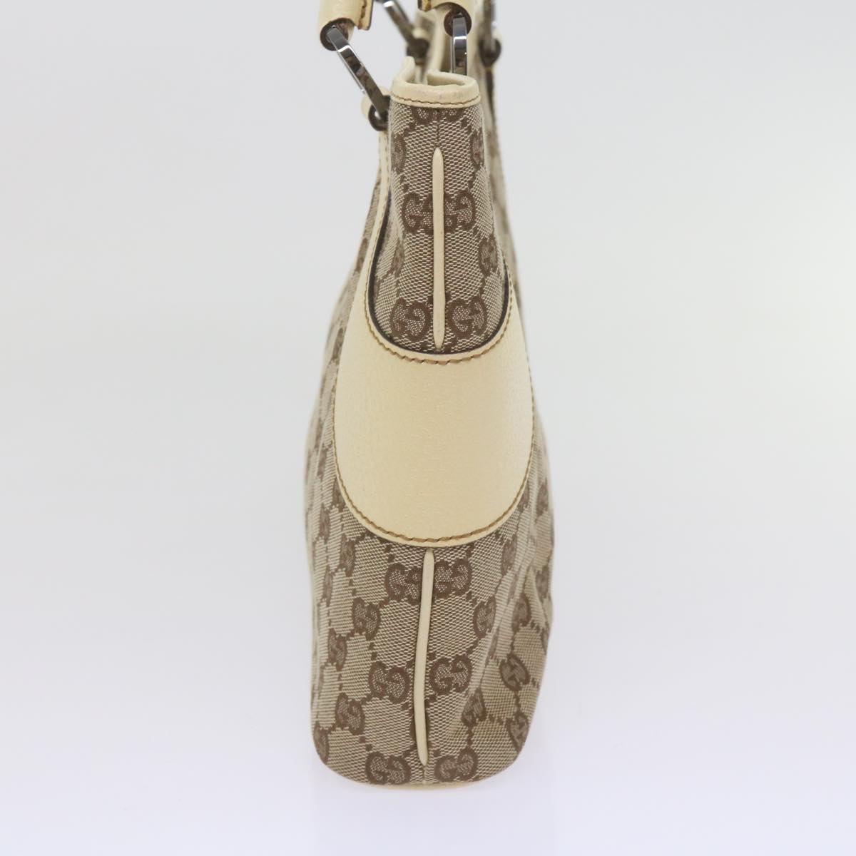 GUCCI GG Canvas Tote Bag Beige 113015 61839