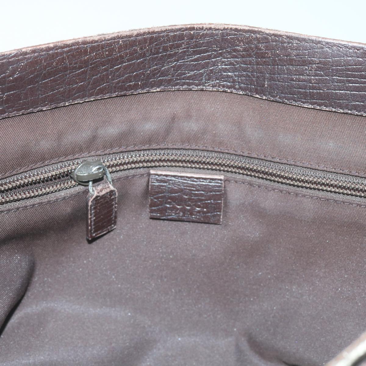 GUCCI GG Supreme Hand Bag PVC Leather Beige 141976 61845