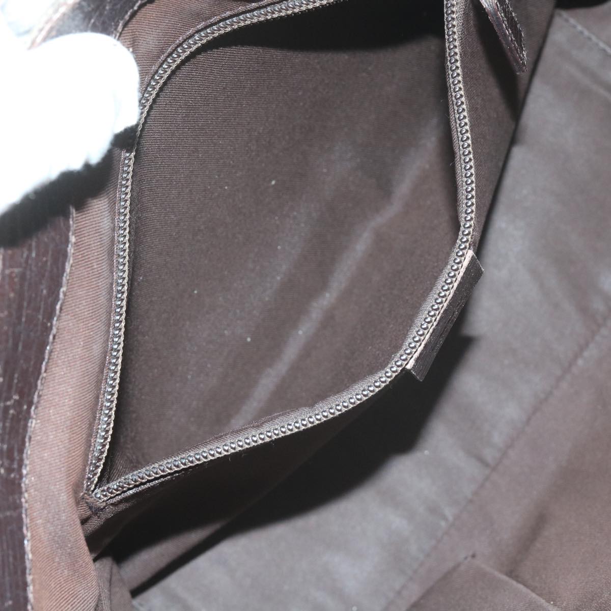 GUCCI GG Supreme Hand Bag PVC Leather Beige 141976 61845