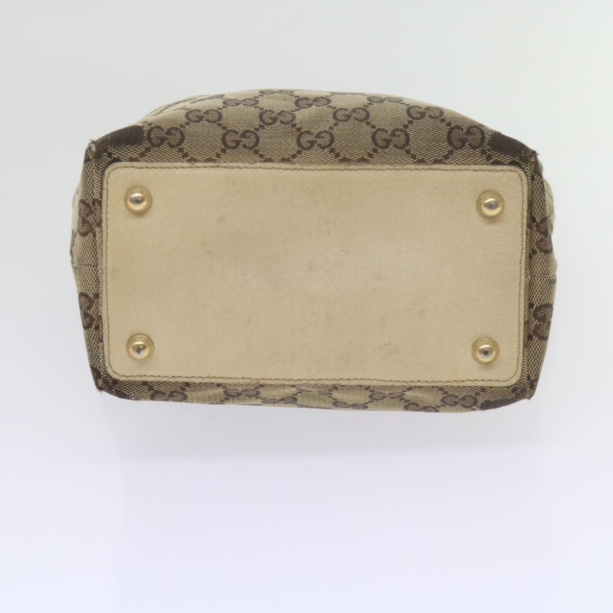 GUCCI GG Canvas Tote Bag Beige 120840 61846