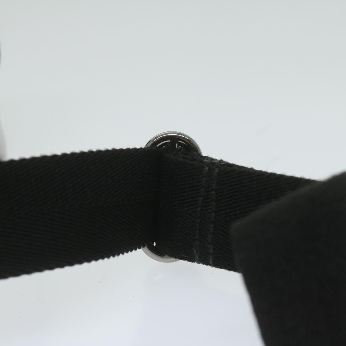 GUCCI GG Canvas Shoulder Bag Black 145857 61849