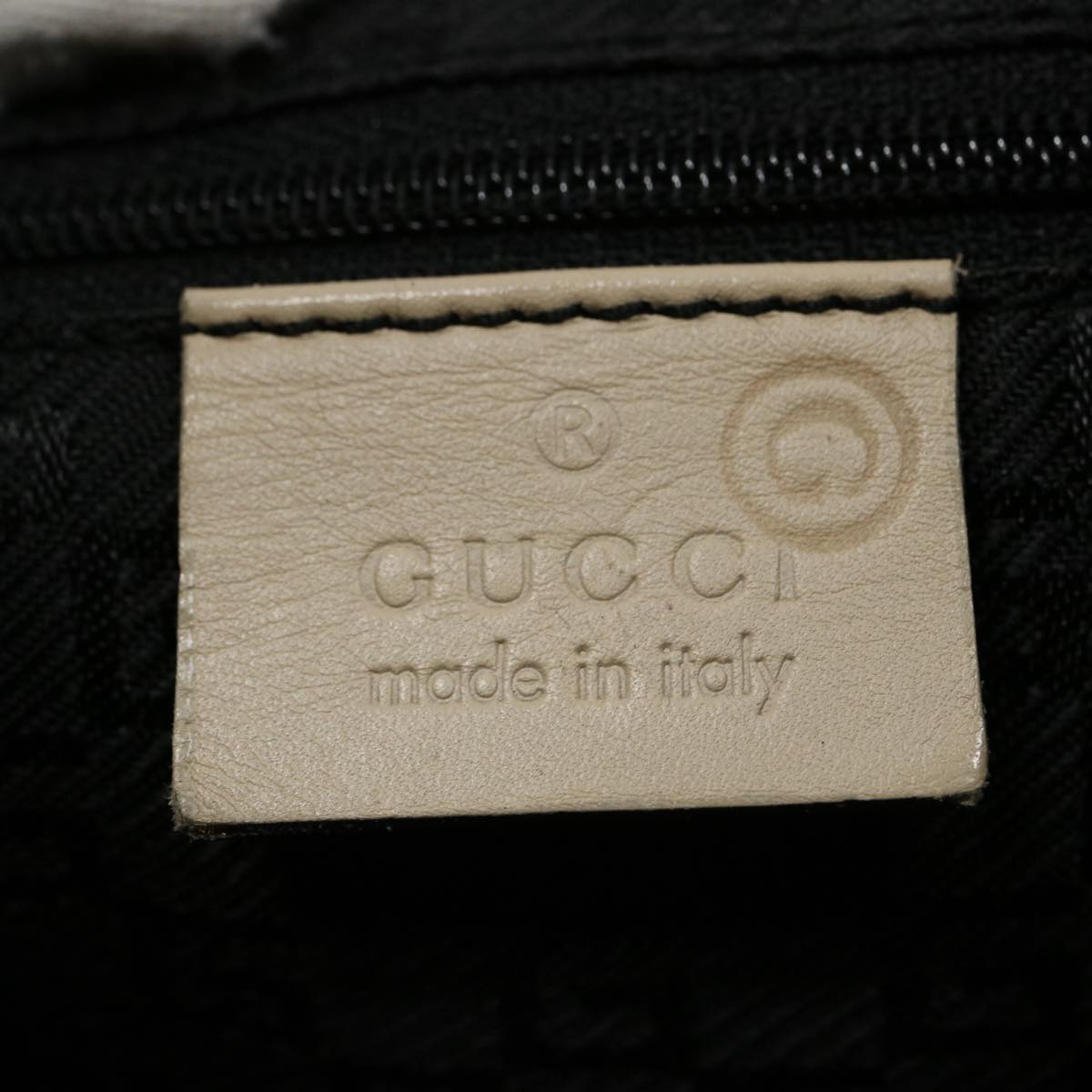 GUCCI Shoulder Bag Leather Outlet Cream 001 3812 61936