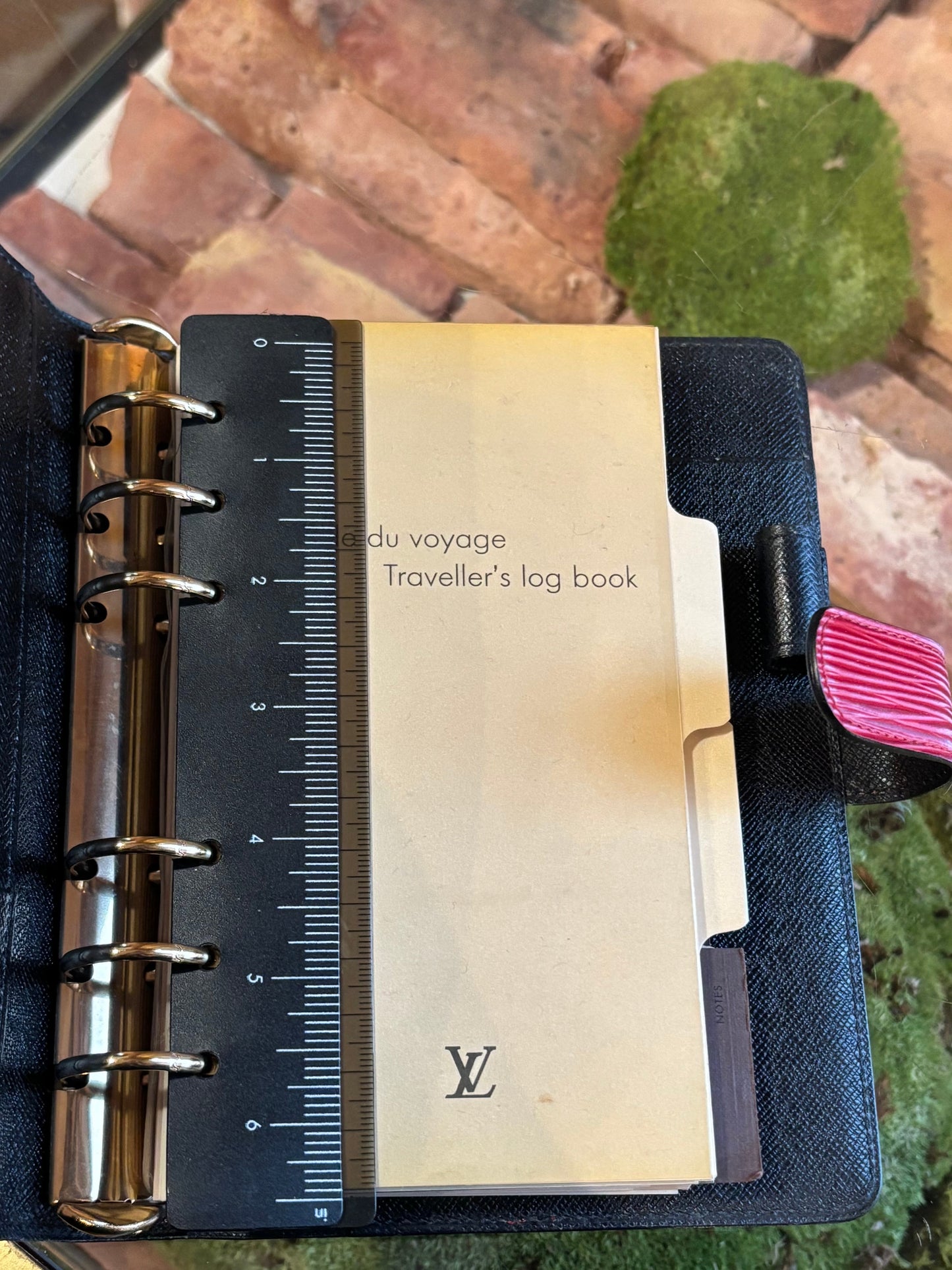 LOUIS VUITTON Red Epi Leather Medium Agenda Cover